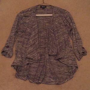 IZ Byer grey brown cardigan